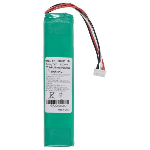 аккумуляторная батарея cameronsino cs jmx100sl gsp0931134 для jbl xtreme 7 4v 5000mah 37wh Аккумулятор для JBL Xtreme / GSP0931134 / 7,4V 5000mAh 37Wh