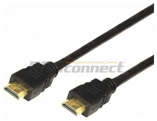 Кабель PROconnect 17-6203-6 HDMI - HDMI gold, 1.5м, с фильтрами (PE bag)