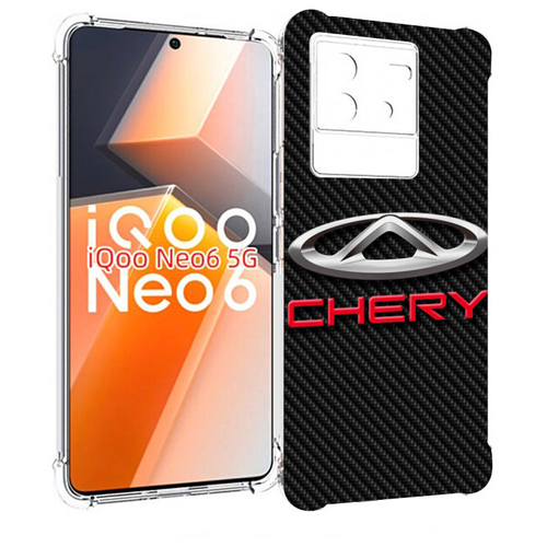 Чехол MyPads чери chery 2 для Vivo iQoo Neo 6 5G задняя-панель-накладка-бампер