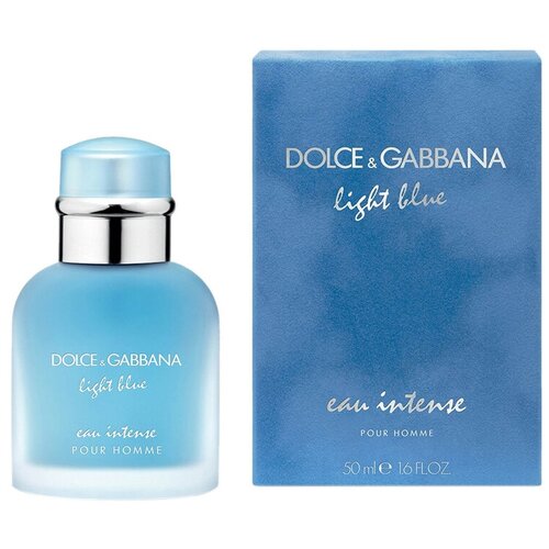 DOLCE & GABBANA Light Blue Eau Intense Pour Homme 50ml edp light blue eau intense pour homme парфюмерная вода 200мл