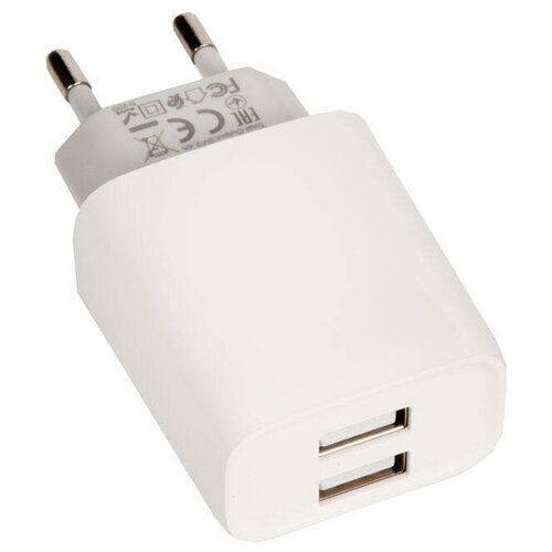 Зарядное устройство Hoco C73A Glorious два порта USB, 5V, 2.4A, белое