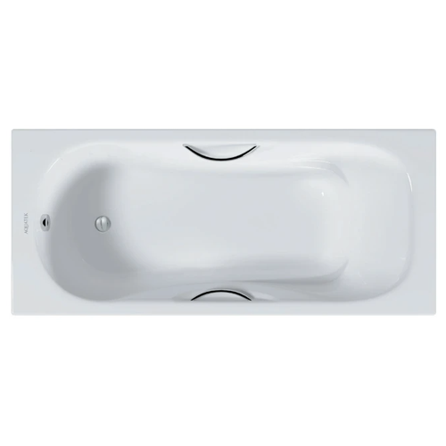 AQ8050FH-00 гамма ванна чугунная эмалированная 1500x750 в комплекте с 4-мя ножками и 2-мя ручками
