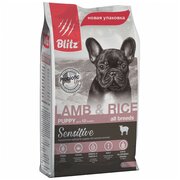 Blitz Sensitive Puppy Lamb & Rice сухой корм для щенков, с ягненком и рисом - 2 кг