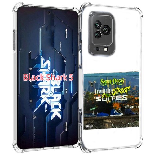 Чехол MyPads Snoop Dogg FROM THE STREET 2 THA SUITES для Xiaomi Black Shark 5 задняя-панель-накладка-бампер чехол mypads snoop dogg from the street 2 tha suites для xiaomi redmi k60e задняя панель накладка бампер