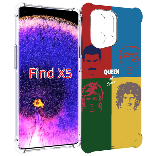 Чехол MyPads hot space queen альбом для Oppo Find X5 задняя-панель-накладка-бампер