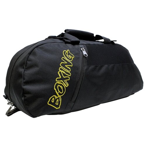 фото Сумка спортивная сумка-рюкзак star fight, 37 л, 25х25х53 см, плечевой ремень, черный