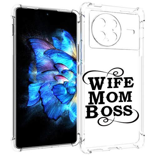 Чехол MyPads жена-мама-босс для Vivo X Note 5G задняя-панель-накладка-бампер