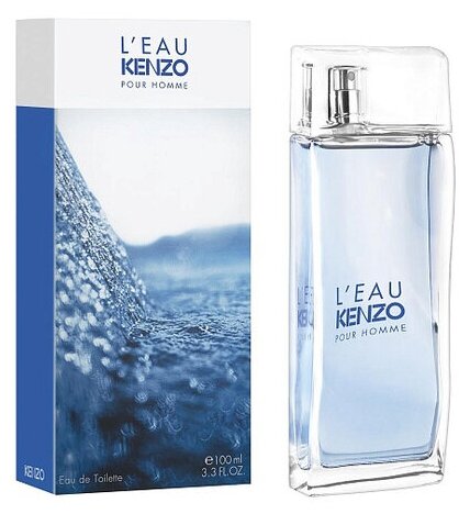 Kenzo, L'Eau Pour Homme, 100 мл, туалетная вода мужская