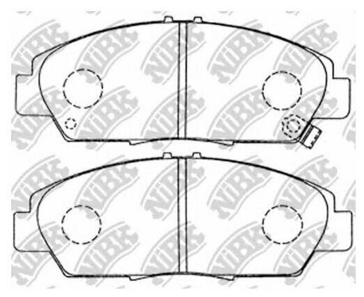 PN8293-NIBK_! колодки дисковые п. Honda Accord/Prelude 2.0 92>, Rover 600 1.8-2.0