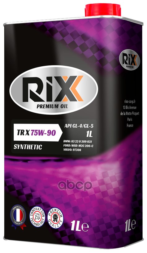 Rixx 75W-90 GL-4/GL-5 RX0016TRX