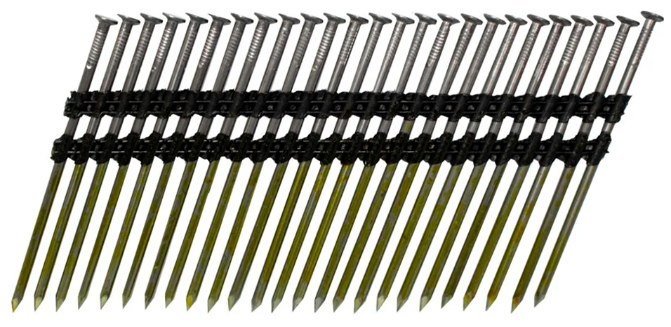 Реечные гвозди 21 градус 3,1x90 мм гладкие / 3000 шт // FROSP