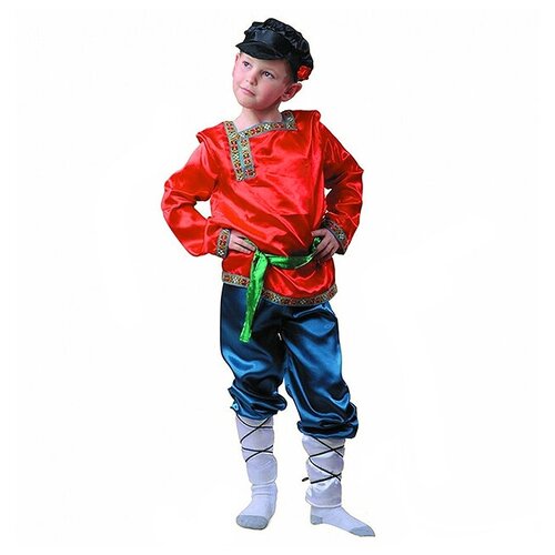 Батик Карнавальный костюм Ванюшка, рост 116 см 7009-116-60 батик карнавальный костюм марья искусница рост 116 см 7006 116 60