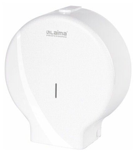 Диспенсер для туалетной бумаги LAIMA PROFESSIONAL ORIGINAL (Система T1), большой, белый, ABS-пластик, 605768