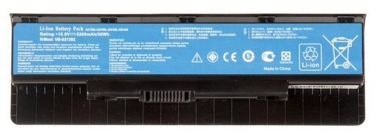 Battery / Аккумулятор для ноутбука Asus N56VB, N56VJ, N56VM, N56VZ, N76, N76V, N76VB, N76VJ, N76VM, N76VZ, N46, N46V, N46VB, N46VM, N46VZ, N56D, N56DP, N56DY, N56V, 5200mAh, 10.8V