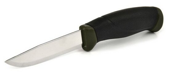 Нож фиксированный MORAKNIV Companion MG (углеродистая сталь) черный/хаки - фотография № 13