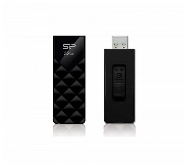 USB Flash Drive 32Gb - Silicon Power Ultima U03 Black SP032GBUF2U03V1K