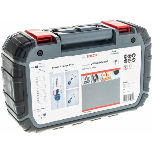 Bosch 14-шт универ.набор коронок Progressor for Wood&Metal 2608594192