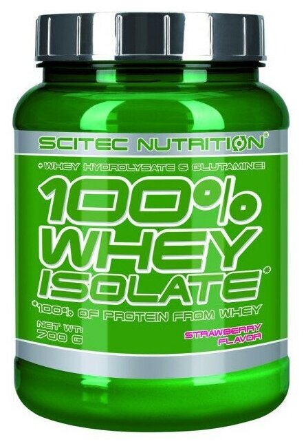 Изолят / 100% Isolate Whey / Клубника 700 гр.