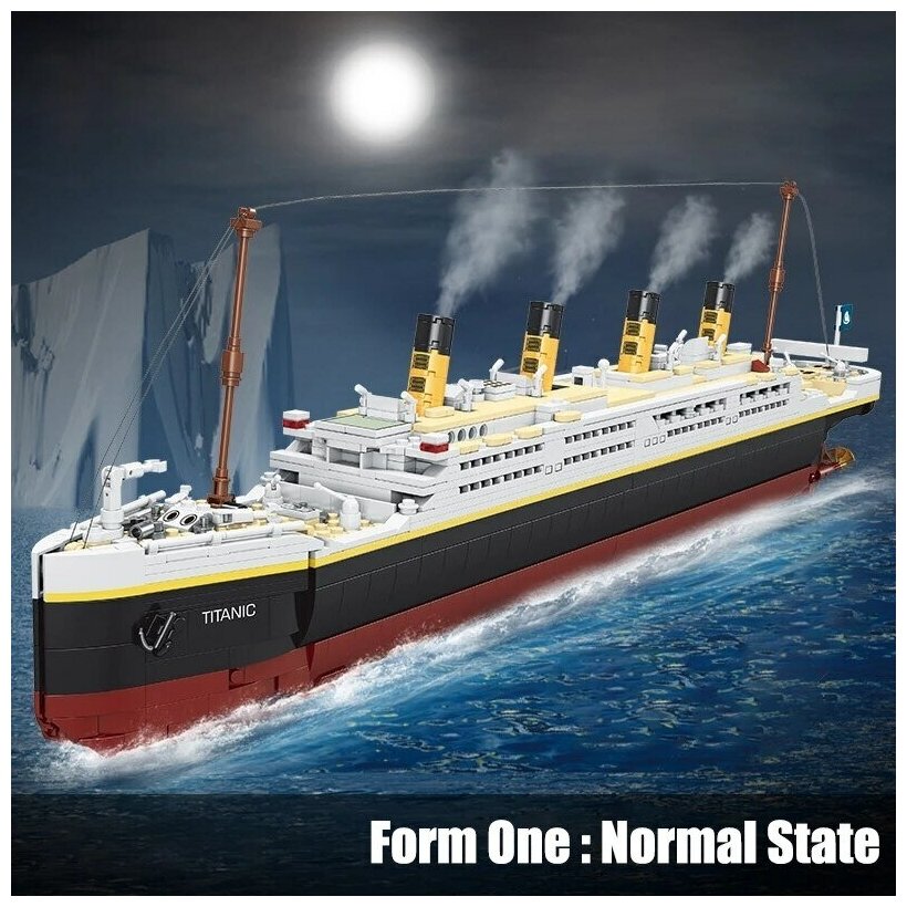 Конструктор Титаник Forange Block FC6005 2022 детали