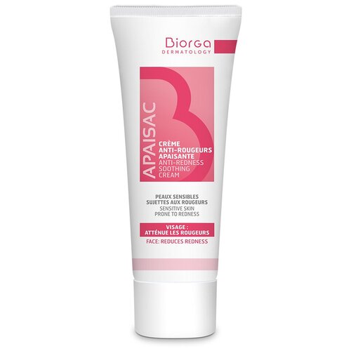 Крем для лица против покраснений успокаивающий Apaisac Biorga 40мл