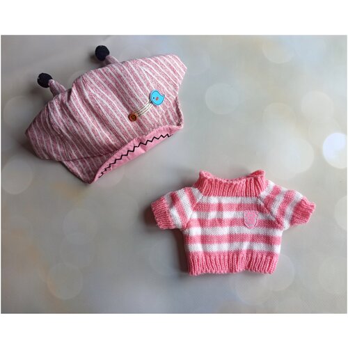 Одежда для мягкой игрушки уточки лалафанфан (lalafanfan, lalafanfan duck, cafe mimi ), аксессуары для утенка куклы из TikTok