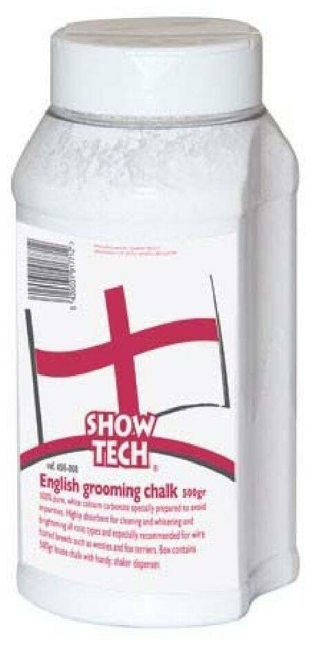 SHOW TECH English Grooming Chalk грумерская пудра белая 400 г (1 шт)