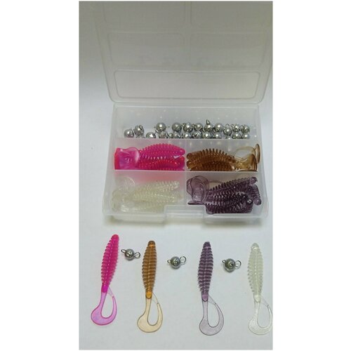 фото Набор для микроджига. танта, турбо твистер, разборная чебурашка g-silk