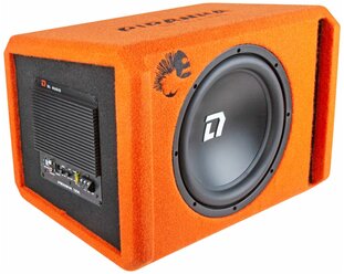 Активный сабвуфер автомобильный DL Audio PIRANHA 12A ORANGE V.2