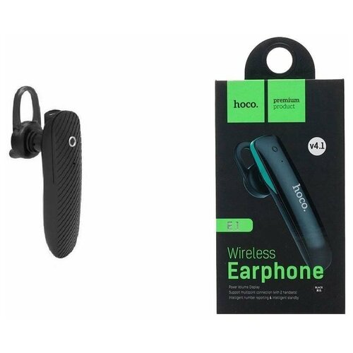 Bluetooth гарнитура HOCO E1 черный 101000₽