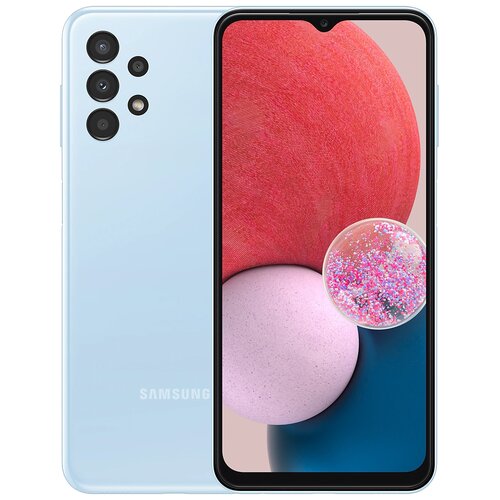 Cмартфон Samsung SM-A137F Galaxy A13 64Gb 4Gb голубой моноблок 3G 4G 2Sim 6.6