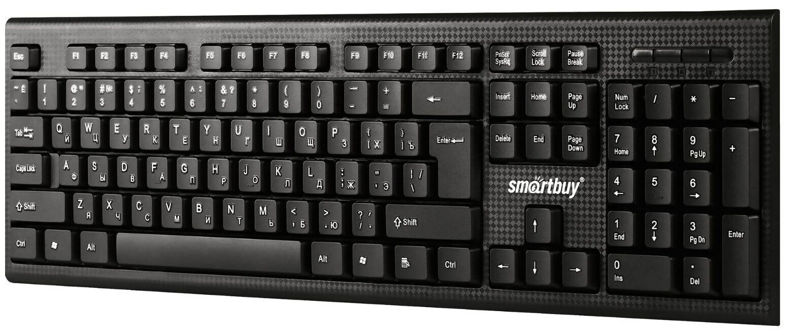 Клавиатура проводная Smartbuy ONE SBK-115-K черный