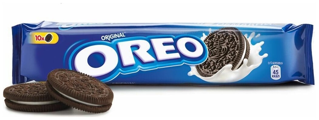 Печенье Oreo шоколадное, 95г х 12 шт. - фотография № 3