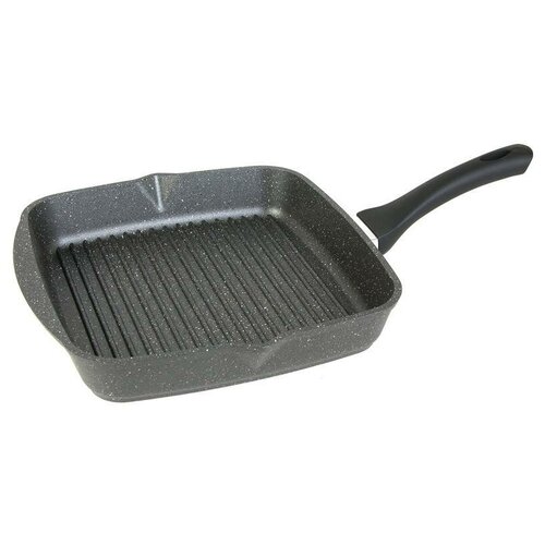 68701 Сковорода-гриль квадр. 28*28 АП Гранит