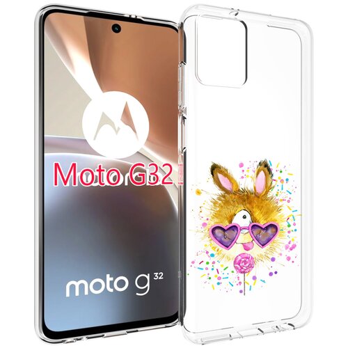 Чехол MyPads Чупя для Motorola Moto G32 задняя-панель-накладка-бампер