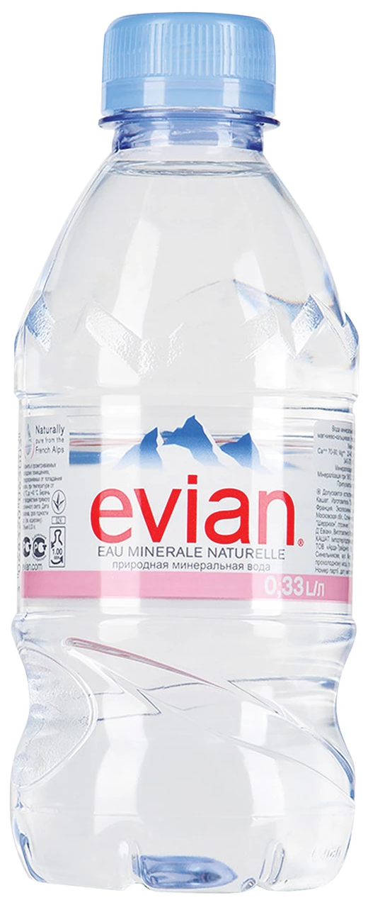 Вода минеральная природная столовая питьевая Evian негазированная, ПЭТ, 24 шт. по 0.33 л - фотография № 3