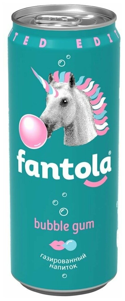 Напиток Fantola Bubble Gum газированный, 330мл х 12 шт. - фотография № 4