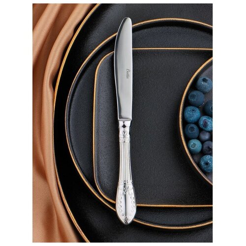 Нож десертный «Беркли», h=20,4 см, цвет серебряный (6 шт.)