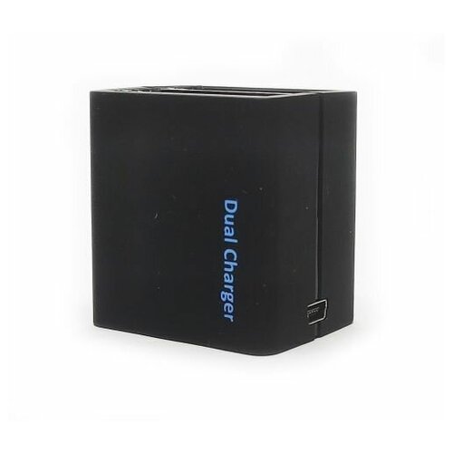 Зарядная станция в виде куба на 2 аккумулятора GoPro 4 Black/Silver