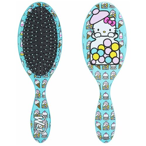 WET BRUSH ORIGINAL DETANGLER HELLO KITTY-BUBBLE GUM-BLUE Щетка для спутанных волос (Жвачка)