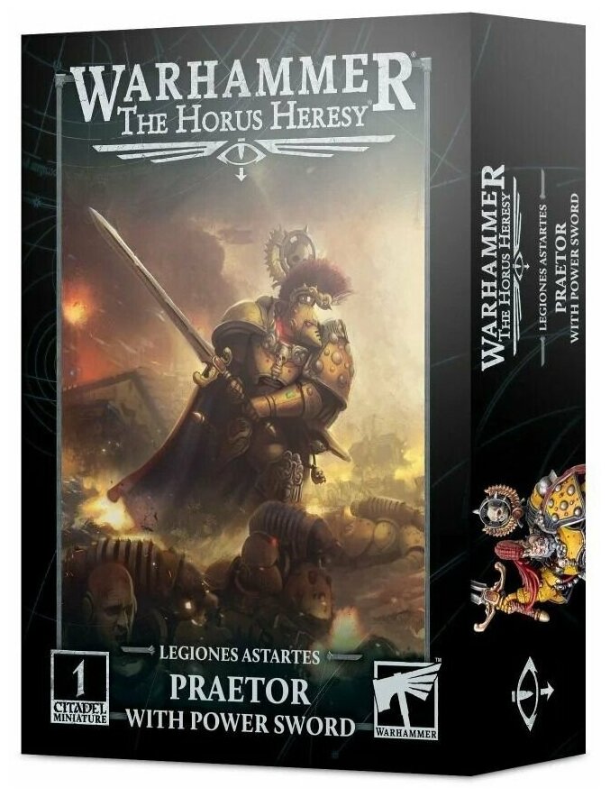 Сборная модель Warhammer Horus Heresy Legion Praetor with Power Axe