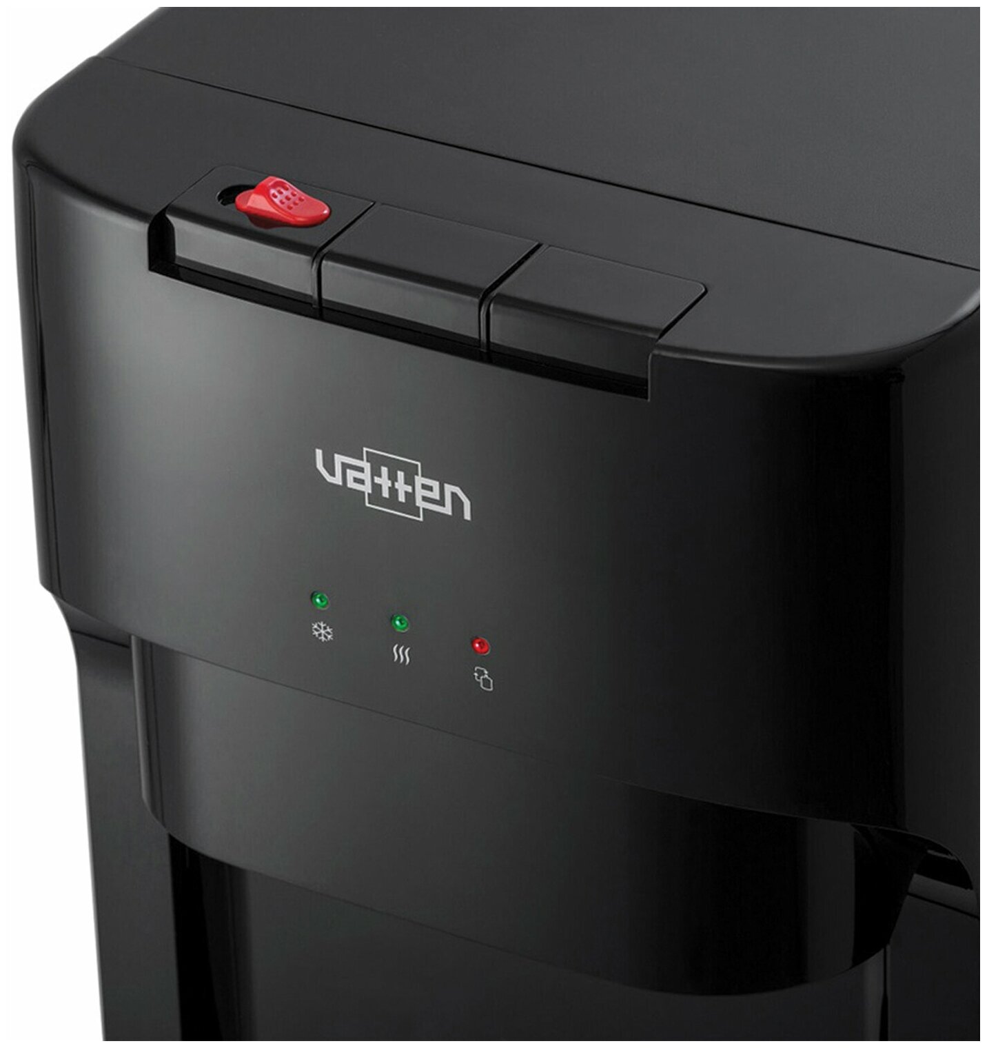 Кулер для воды VATTEN V45NE напольный, электронный, черный - фотография № 4