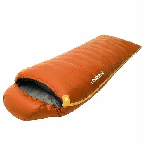 Пуховый спальный мешок KING CAMP 8004 FAVOURER 425 -12C (оранжевый, правый)