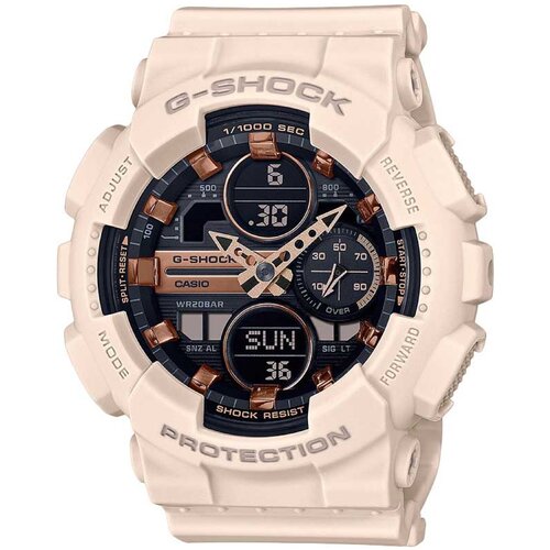 Наручные часы CASIO G-Shock GMA-S140M-4A, бежевый, черный наручные часы casio g shock наручные часы casio g shock ga 2100hc 4a серый