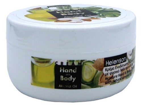 Helenson Hand & Body Cream With Almond Oil - Хеленсон Крем для тела и рук с миндальным маслом, 200 мл -