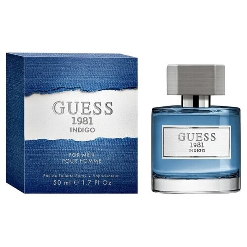 Туалетная вода мужская GUESS 1981 Indigo men 100 мл Гесс мужские духи ароматы для него парфюмерия для мужчин