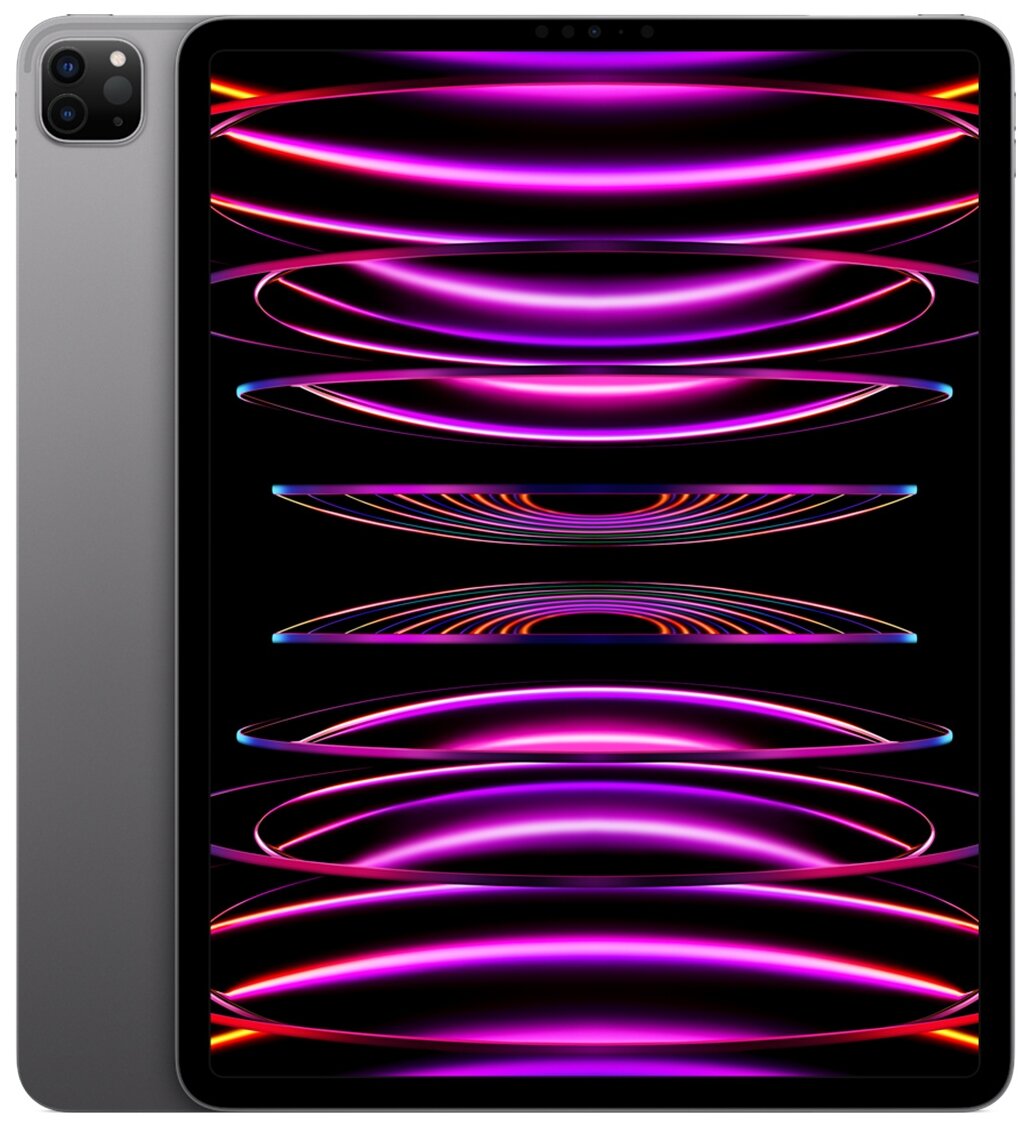 Планшет Apple iPad Pro 12.9 2022, 2048 ГБ, Wi-Fi + Cellular, космический серый