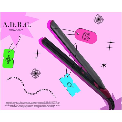 Профессиональные Щипцы-плойка A D R C Company выпрямитель для волос утюжок профессиональные щипцы для волос уход за волосами 791 309900₽