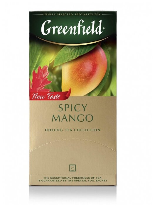 Greenfield Spasy Mango (1,5гх25п)чай пак.оолонг с доб. - фотография № 15