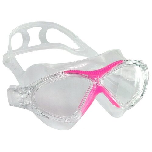 Очки-маска для плавания Sportex E33183, розовый очки маска для плавания sportex e33122 синий