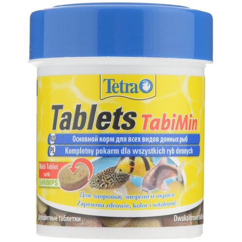 Tetra Tablets TabiMin Корм в таблетках для донных рыб, 120 табл